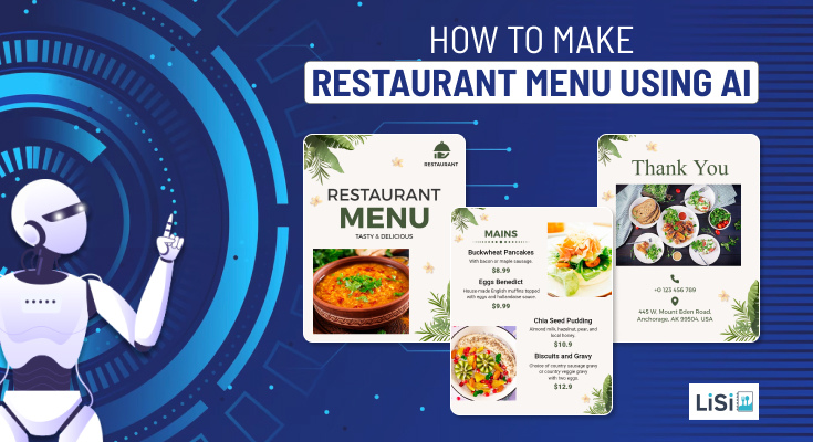 how to make restaurant menu using AI